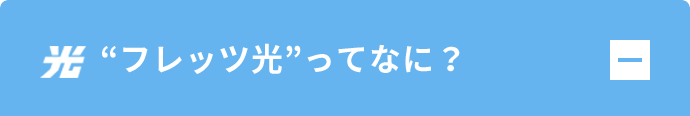 フレッツ光ってなに？