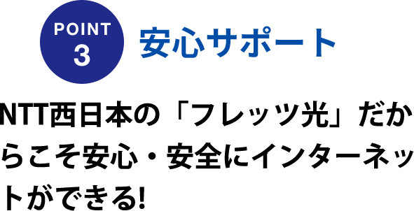 POINT3 安心サポート